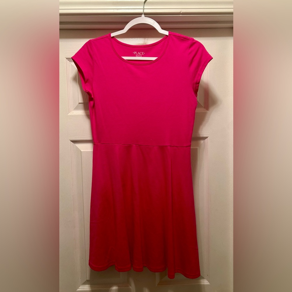 Pink Cap Sleeve Dress
